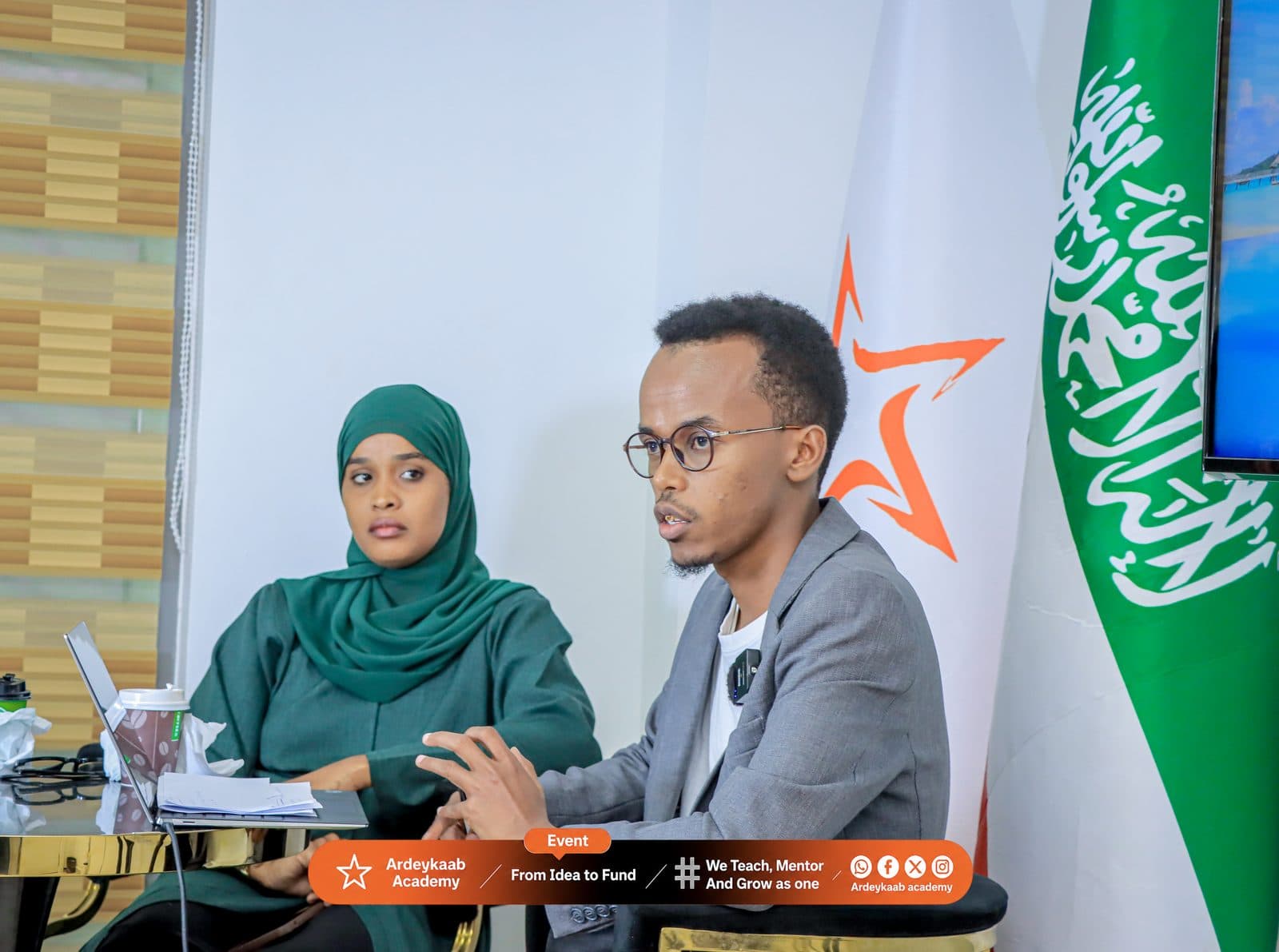 From Idea to Funded, How Startups Win Investment, moment from the event